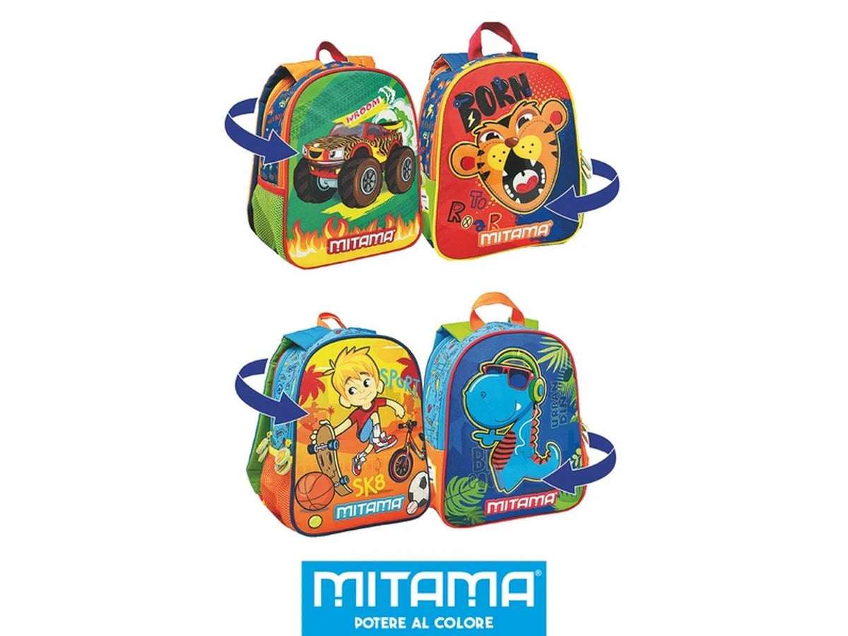 Zaino Mitama Spinny Boy Mix – Stile, Comfort e Funzionalità per la Scuola - Quiscuola
