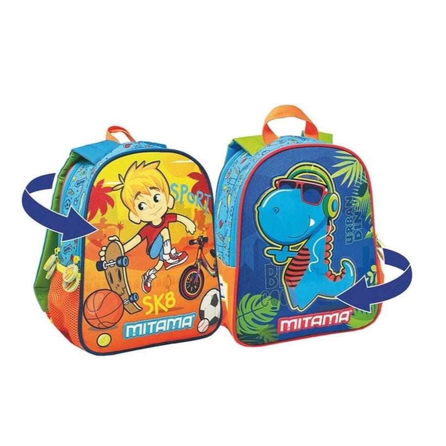 Zaino Mitama Spinny Boy Mix – Stile, Comfort e Funzionalità per la Scuola - Quiscuola