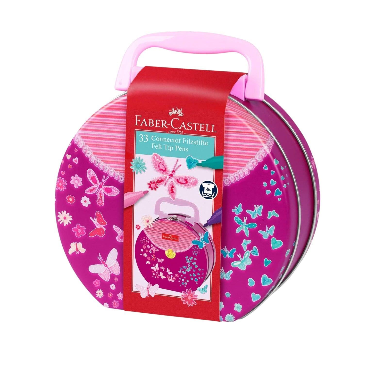 Faber-Castell Pennarelli Connector Borsetta 33 Colori.