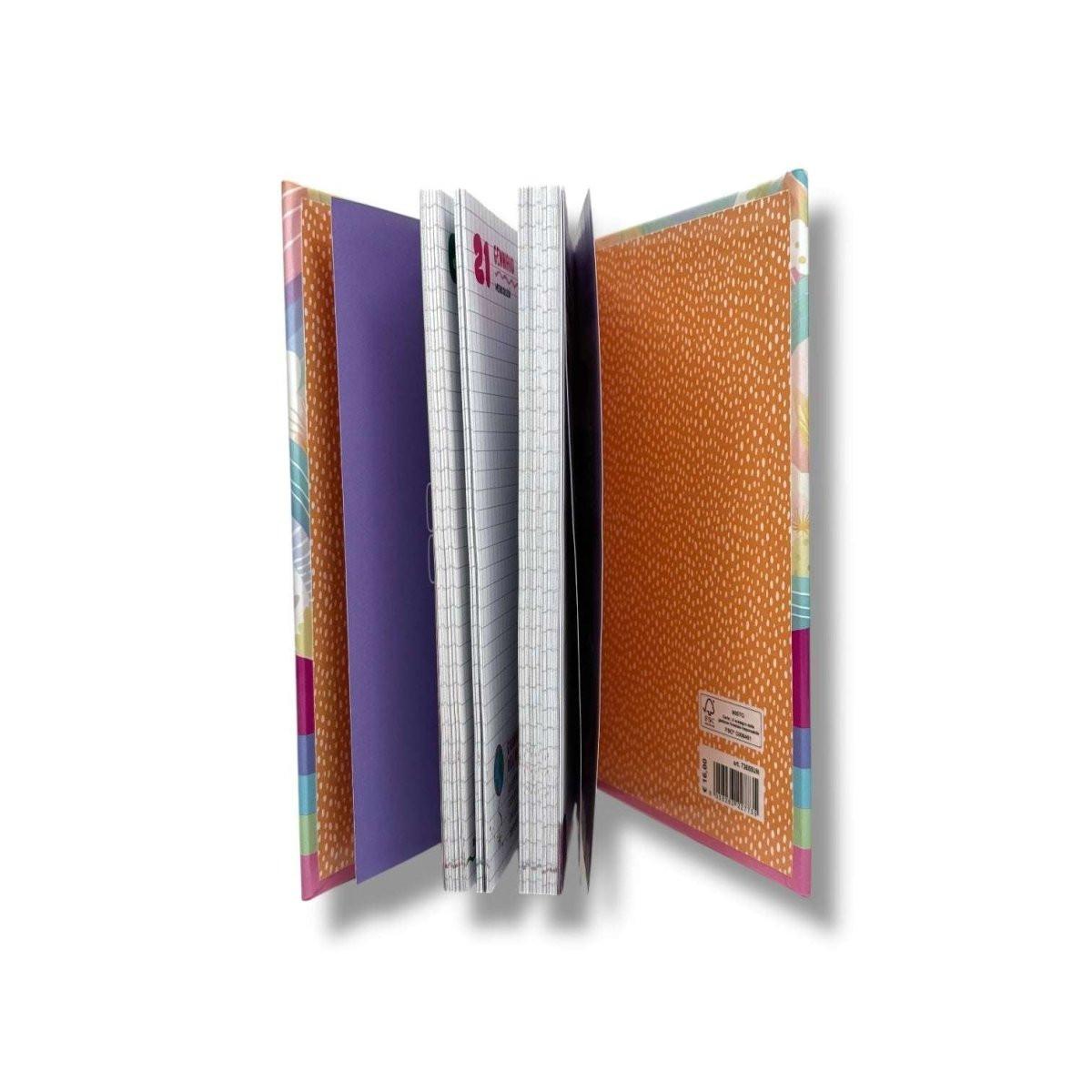 Diario Agenda Giornaliera 12 Mesi Mofu Mofu Unicorno Lilla 2025/2026.