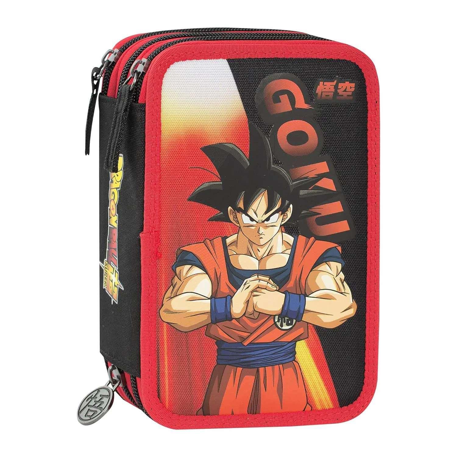Astuccio 3 Zip Dragon Ball Super Franco Panini - Completo di Accessori - Quiscuola