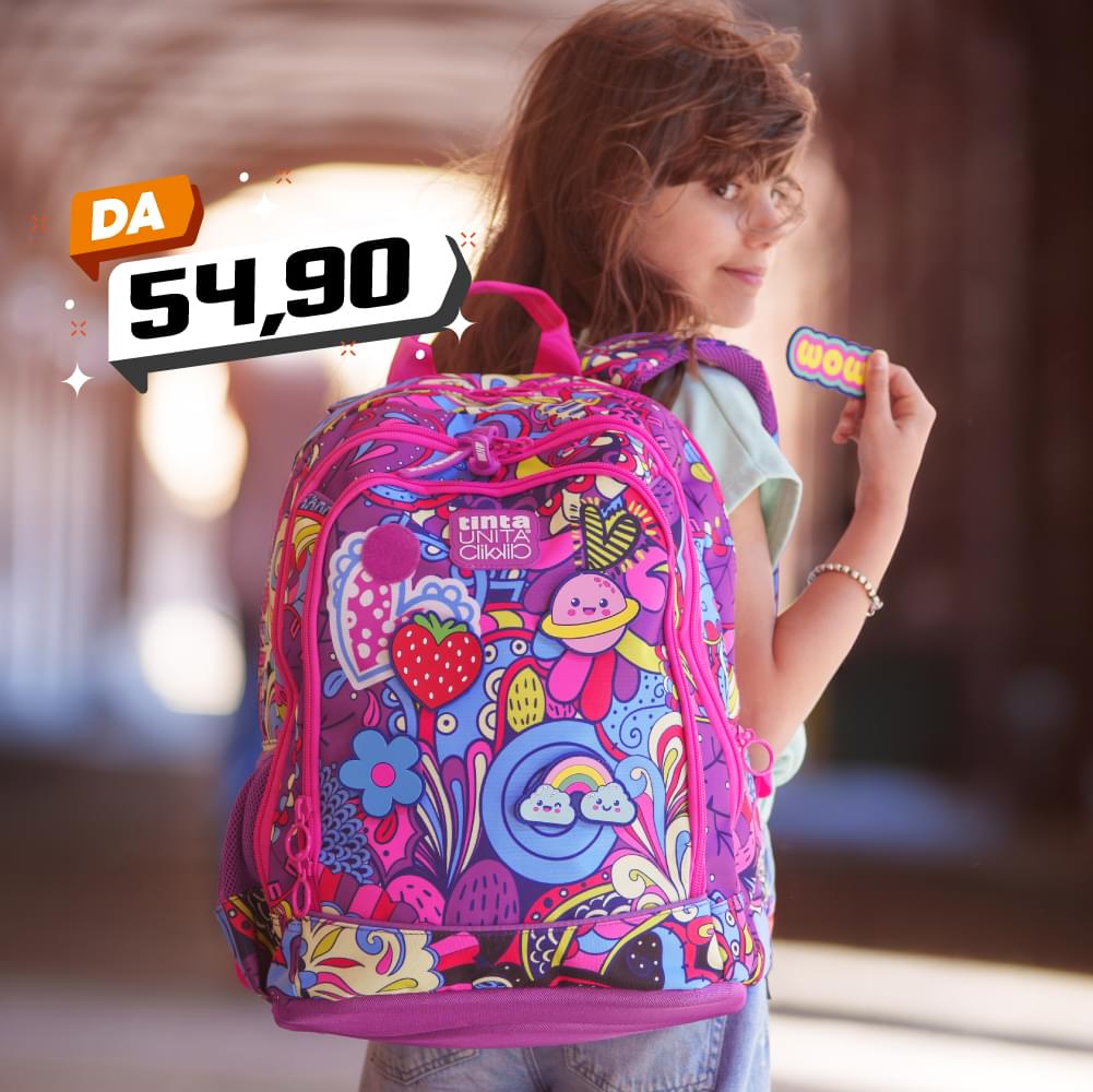 Zaino Tinta Unita Dream Cross Girl Power 28 L