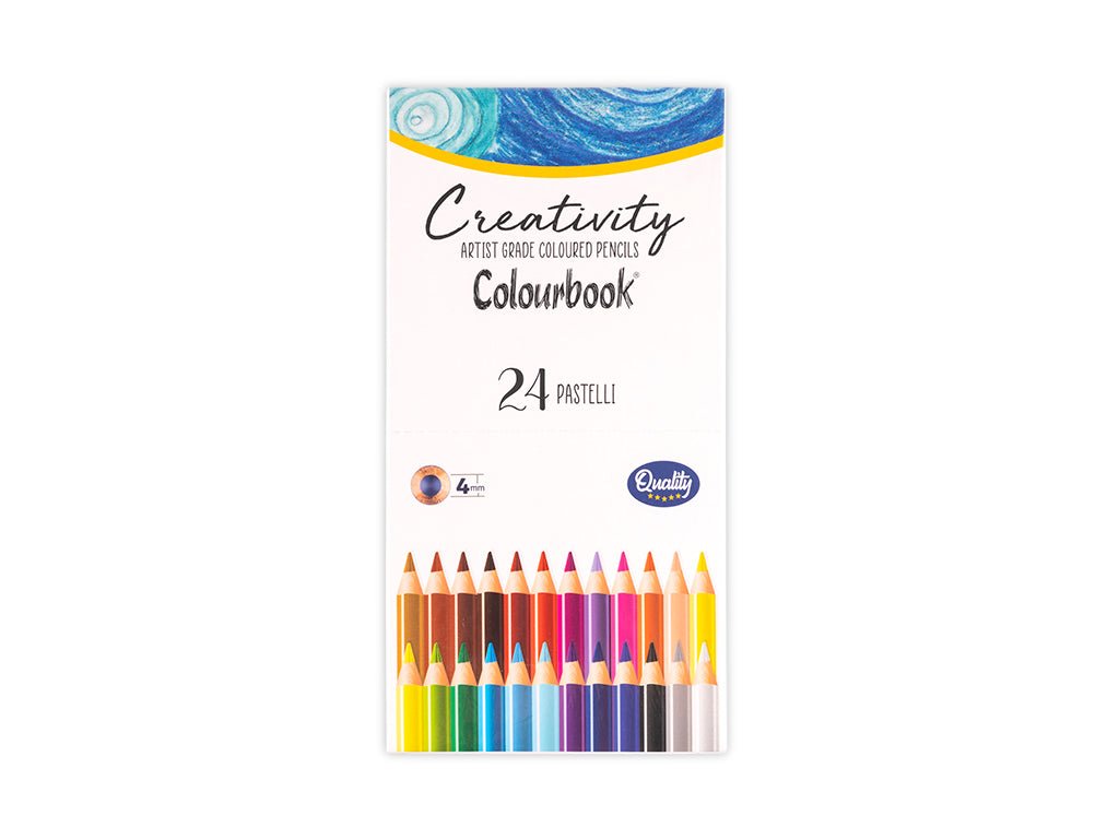 Pastelli Artist Grade Creativity Colourbook – Set da 12,18,24, Pezzi. - Quiscuola