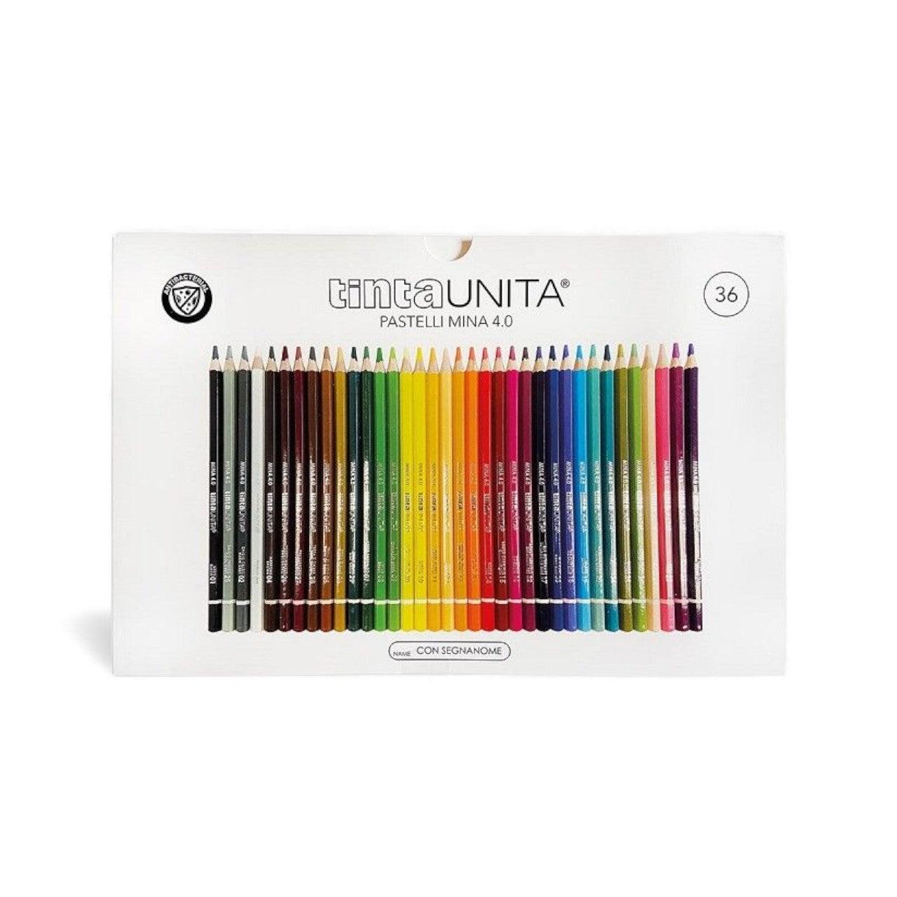 Colori a Pastello Tinta Unita 4 mm – Set 36 Pezzi.