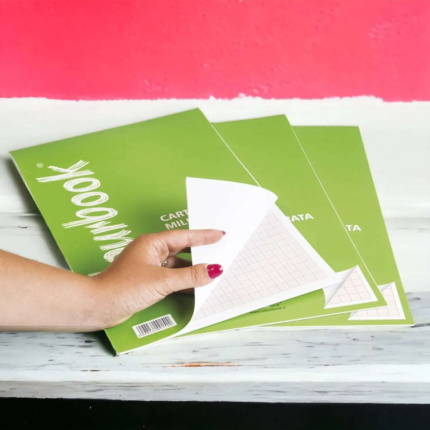 Blocco Carta Millimetrata Colourbook – Precisione per Disegni Tecnici e Progetti - Quiscuola
