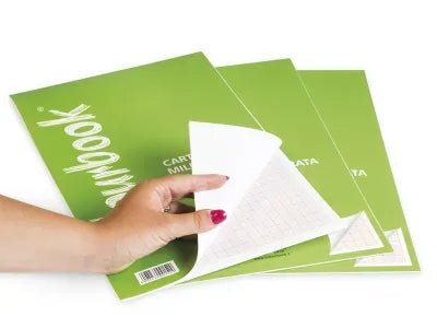 Blocco Carta Millimetrata Colourbook – Precisione per Disegni Tecnici e Progetti - Quiscuola