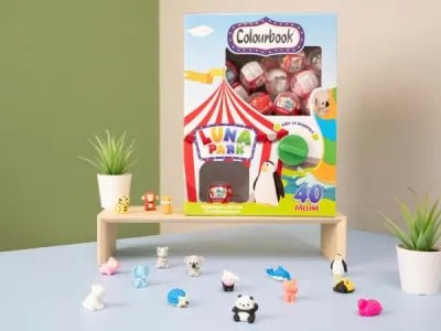 Distributore Gomme da Cancellare – Luna Park Colourbook - Quiscuola