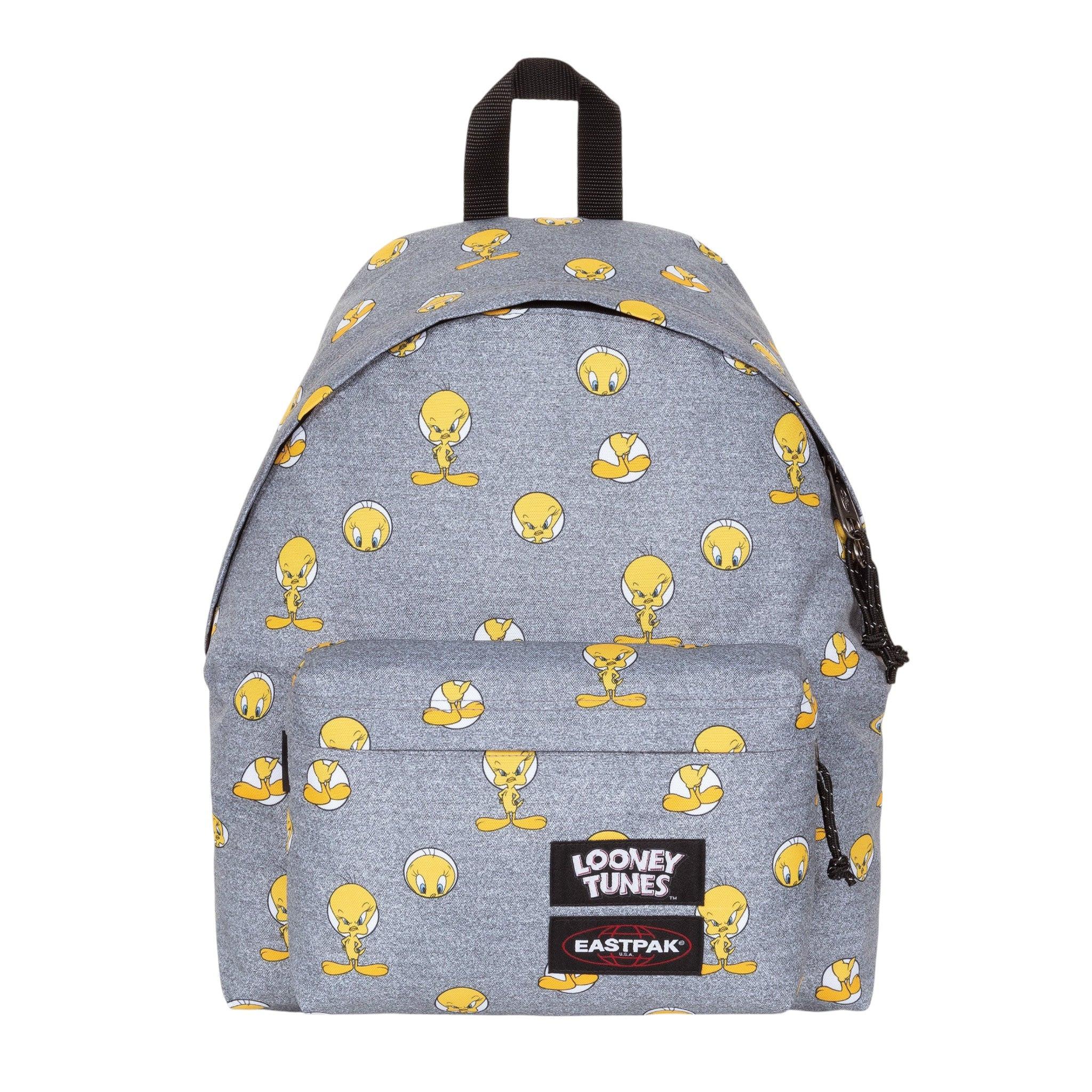 Eastpak Padded Pak'R Tweety Grey Medium Backpack.