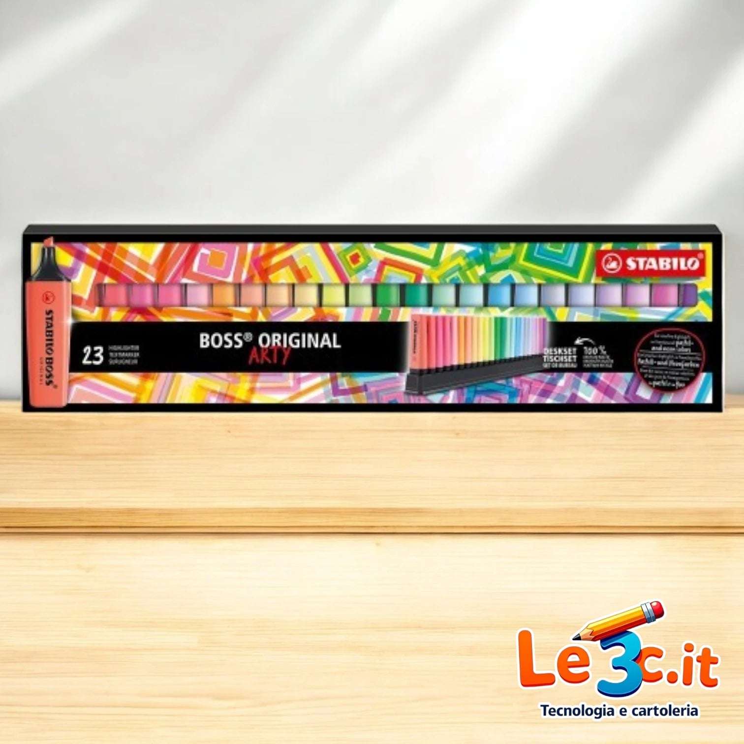Evidenziatori Stabilo Boss Arty Desk a 23 - Quiscuola