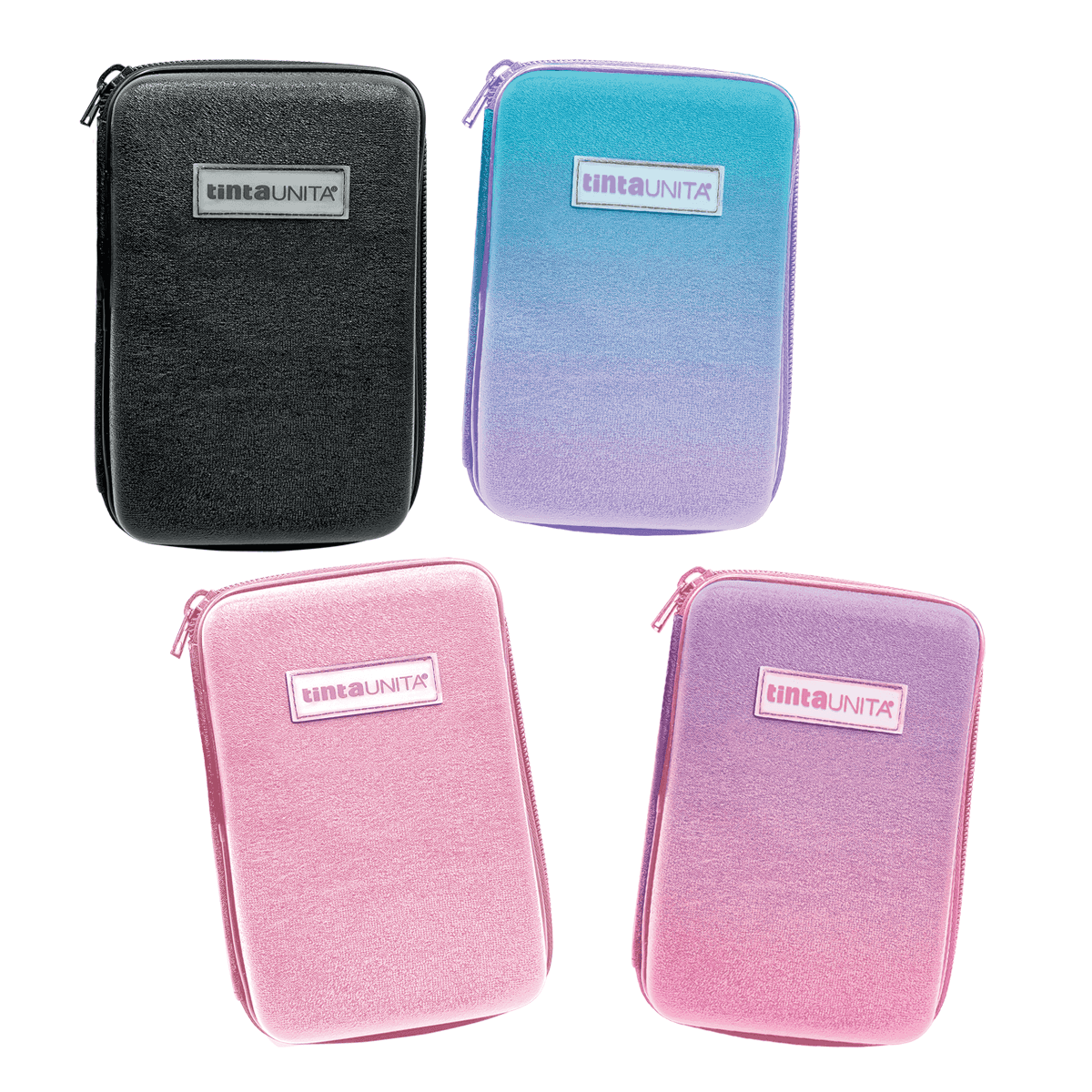 Astuccio One Time Glamour tintaUNITA disponibile in varianti glitter e gradient