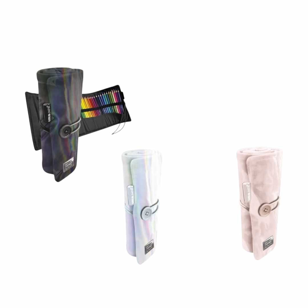 Astuccio rotolo TINTA UNITA con 36 pastelli mina 4.0