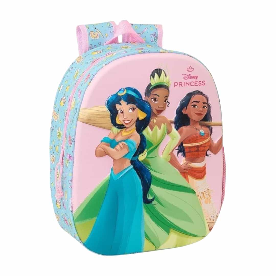 Zaino Asilo 3D Principesse Disney Safta