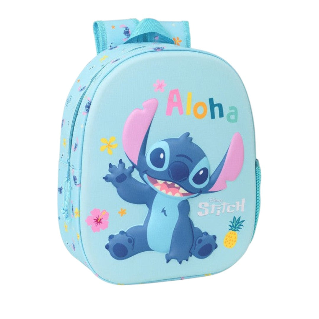 Zaino Stitch Aloha 3D 33 cm Scuola Materna