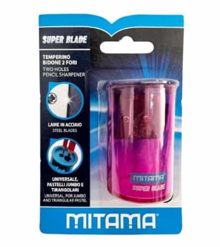 Temperino MITAMA Super Blade 62508 con doppio foro e bidone