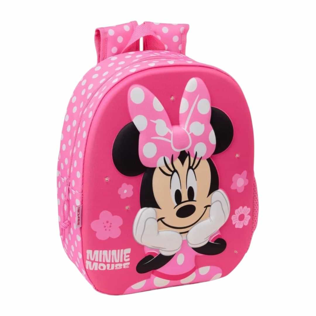 Zaino Disney Minnie con luci LED 3D 33 cm