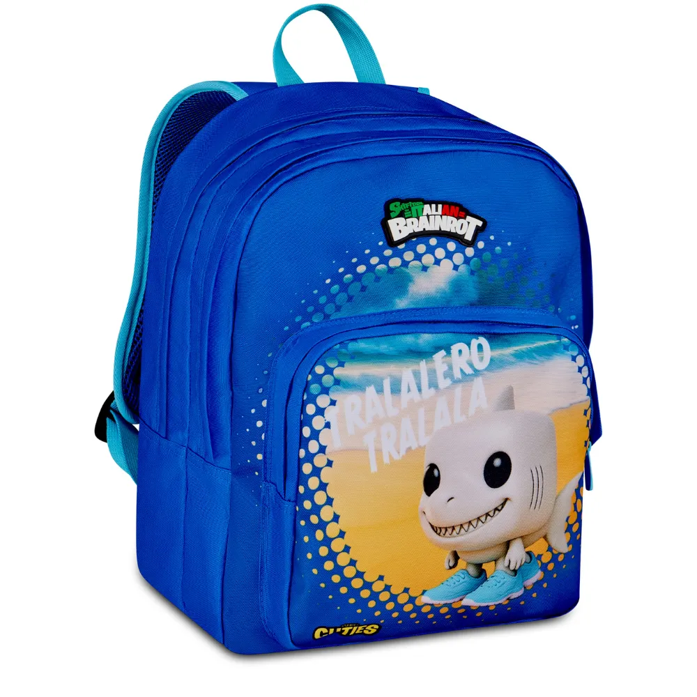 Zaino Scuola Tralalero Tralala Skifidol Italian Brainrot