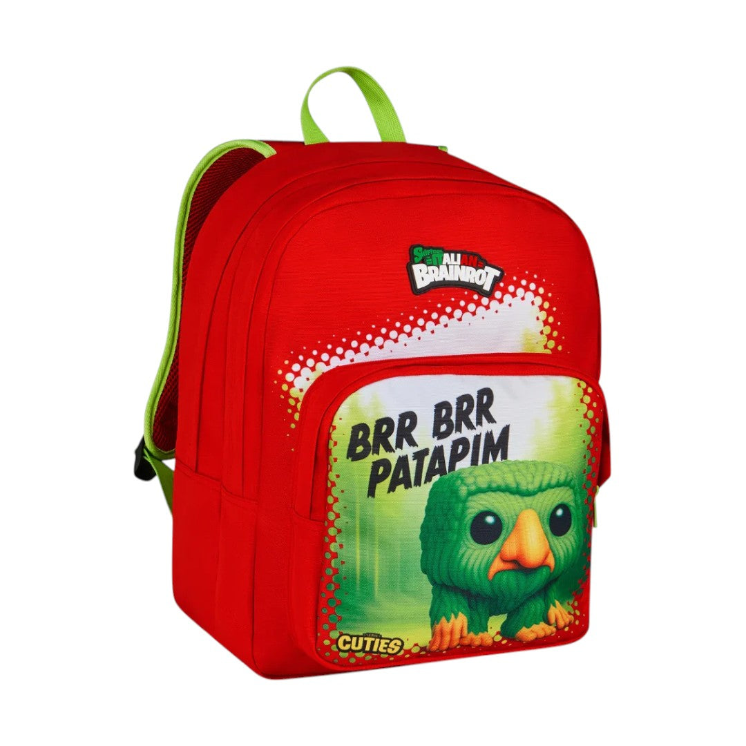 Zaino Scuola Brr Brr Patapim Skifidol Italian Brainrot
