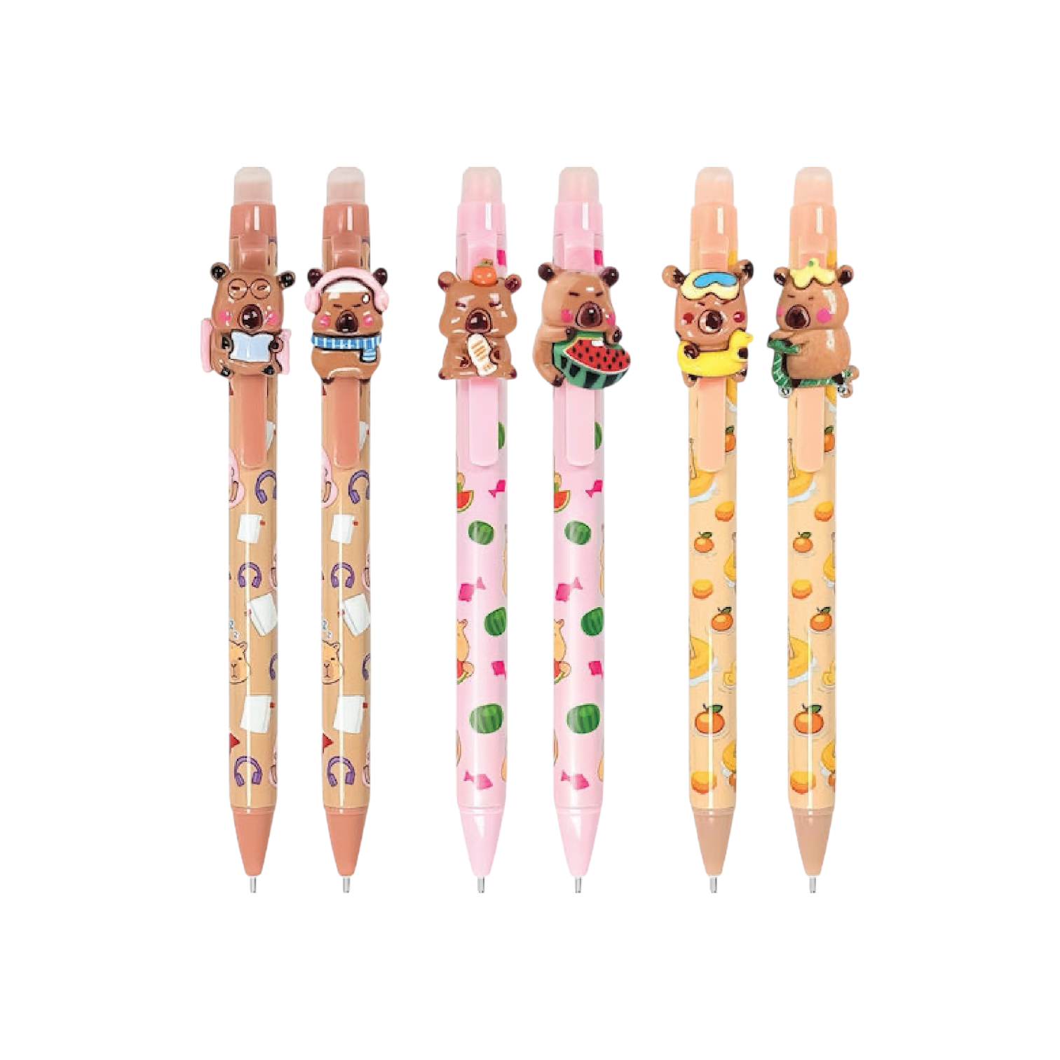 Penna Cancellabile BeCappy Capibara con Clip