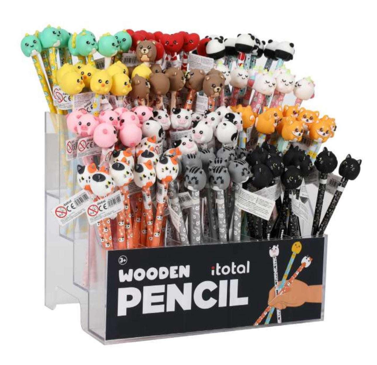 Matita 3D Gatti Assortiti I-Total – Scrittura Creativa con Stile.