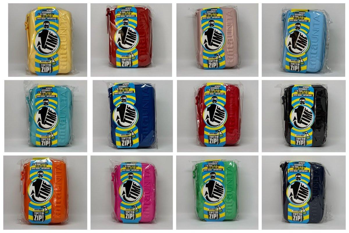 Astuccio One Time Tinta Unita 3 Piani con 42 pezzi.