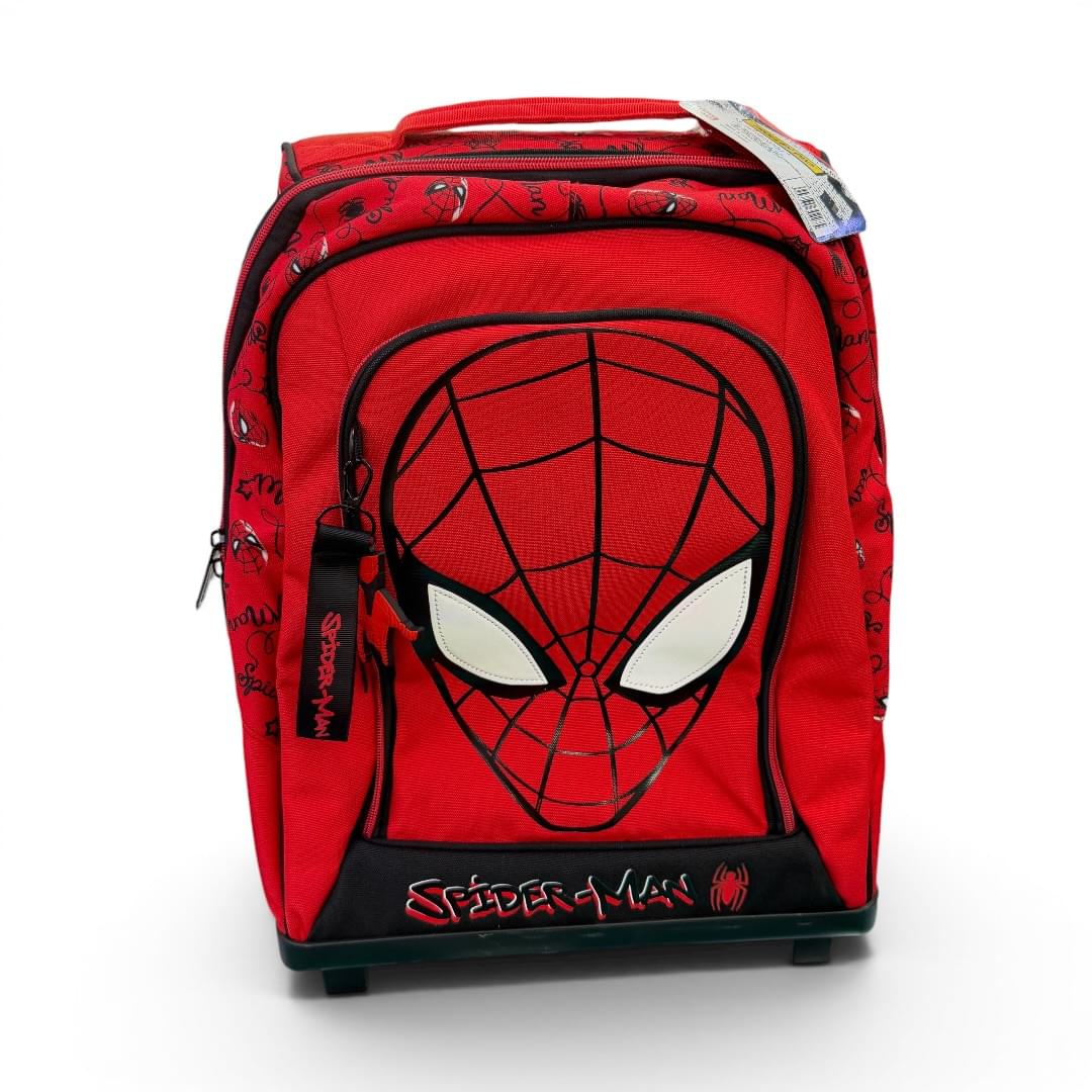 Zaino Trolley Scuola Spiderman 2 in 1