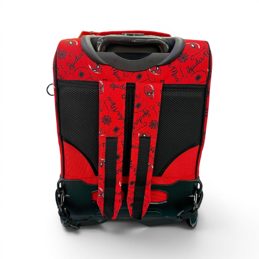 Zaino Trolley Scuola Spiderman 2 in 1