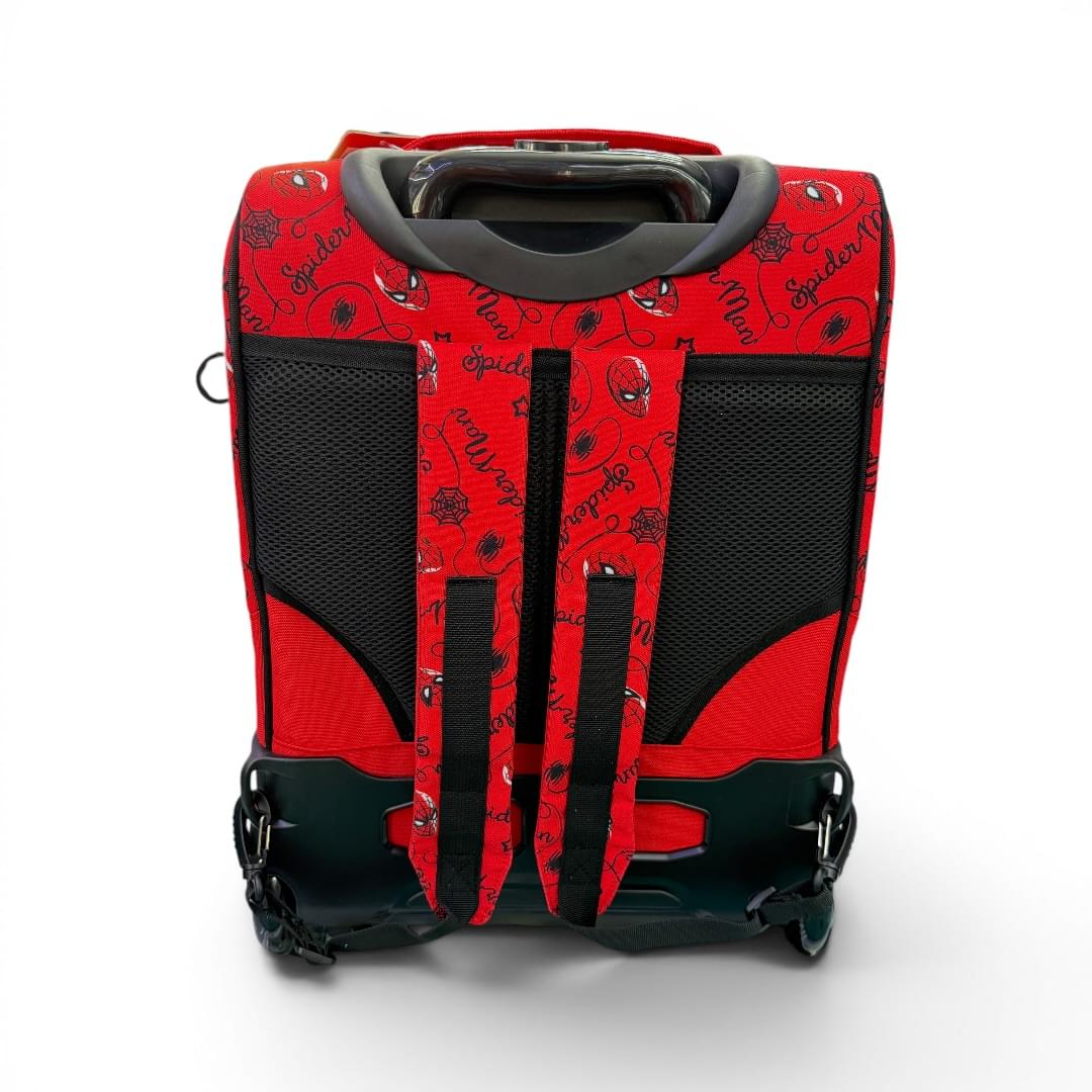 Zaino Trolley Scuola Spiderman 2 in 1