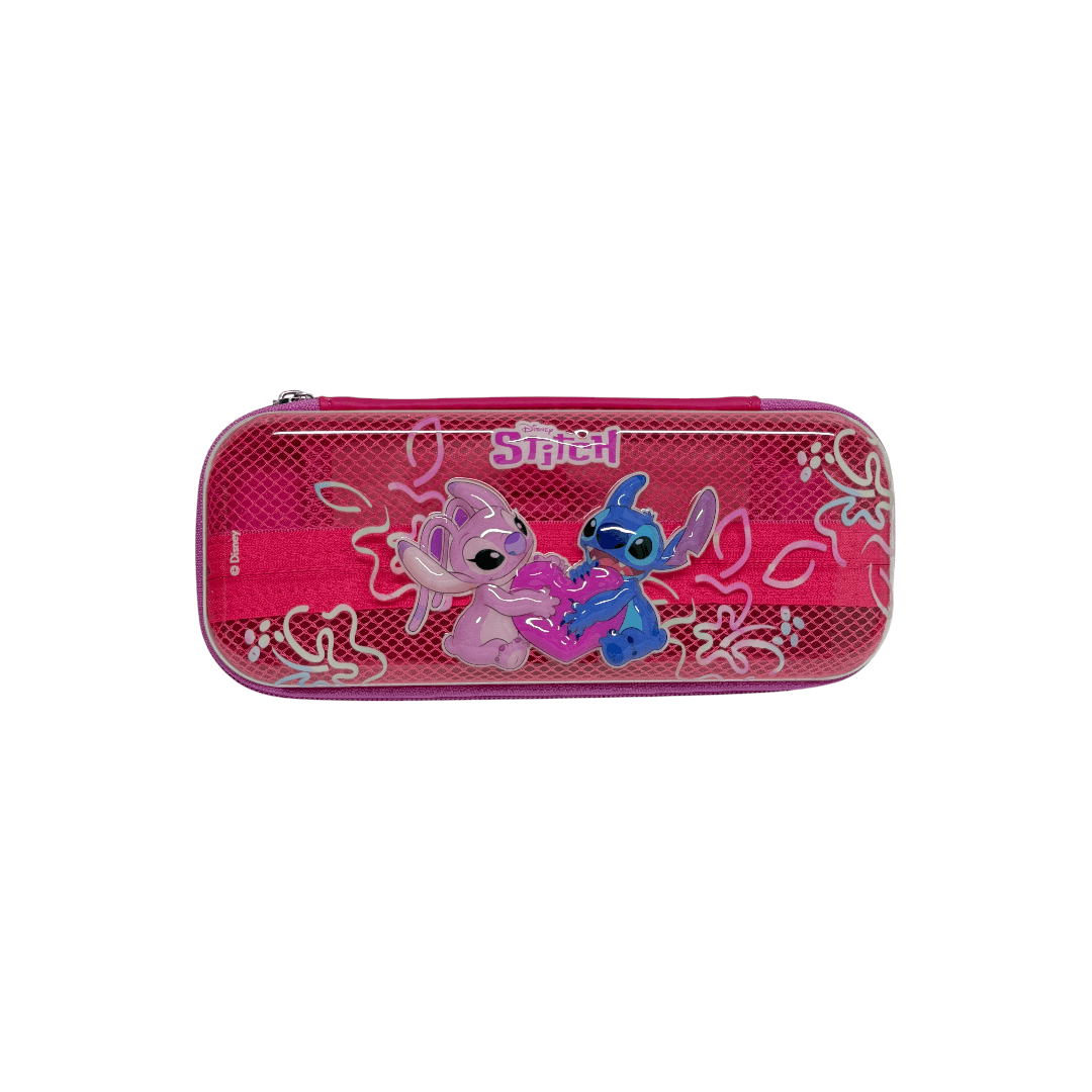 Astuccio Pencil Bag Rigido Trasparente Lilo & Stitch Seven