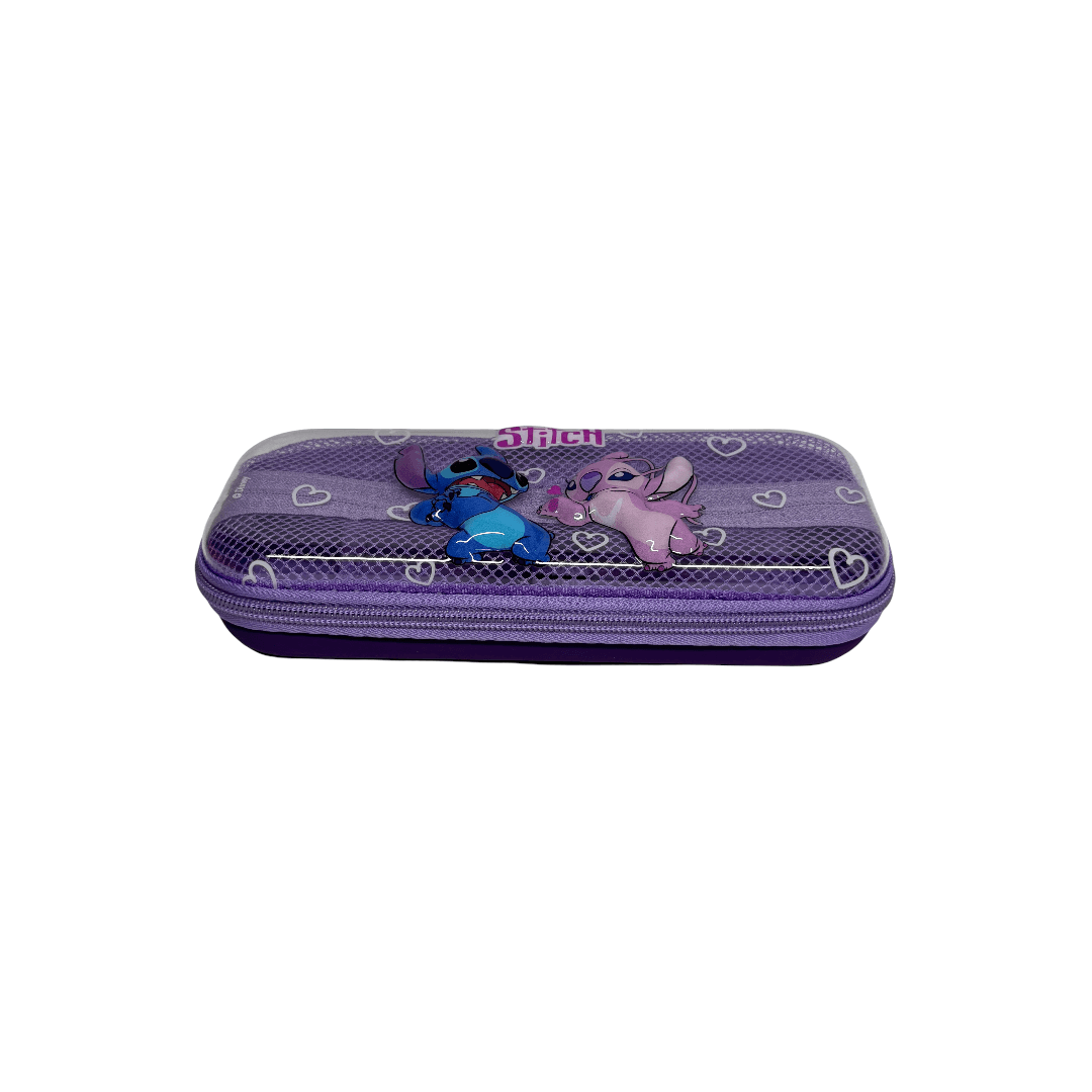 Astuccio Pencil Bag Rigido Trasparente Lilo & Stitch Seven