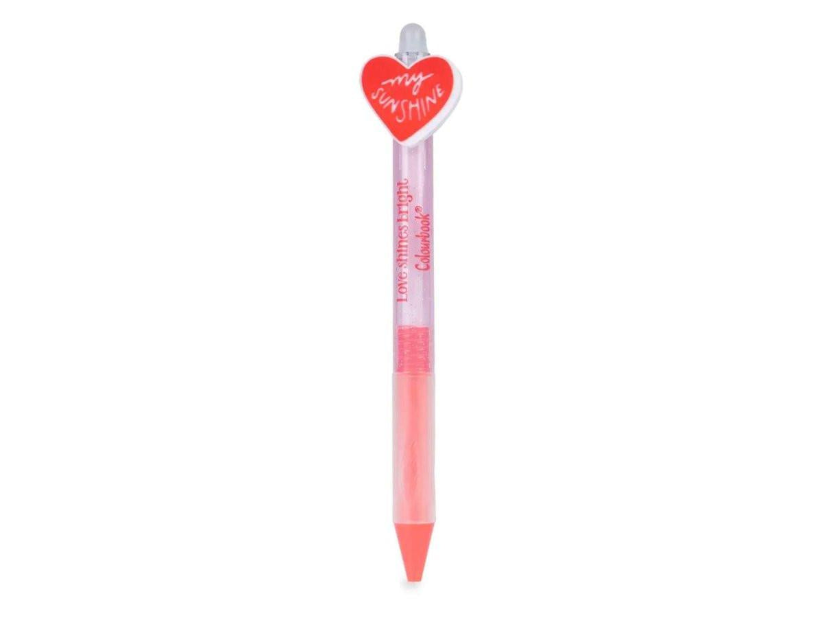 Penna Gel Cancellabile Love Pen Colourbook.