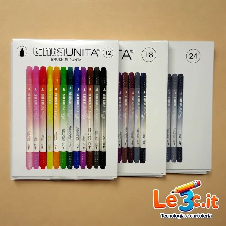 Pennarelli Brush Bi - Punta - Creatività e Versatilità in Ogni Tratto - Quiscuola