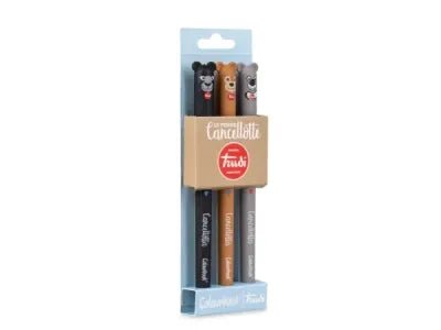 Set di Penne Cancellotte Colourbook x Trudi – Tenerezza e Funzionalità per la Scrittura - Quiscuola