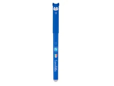 Set 3 Penne Gel Cancellabili Cancellotta SSC Napoli: Scrivi e Tifa con Stile - Quiscuola