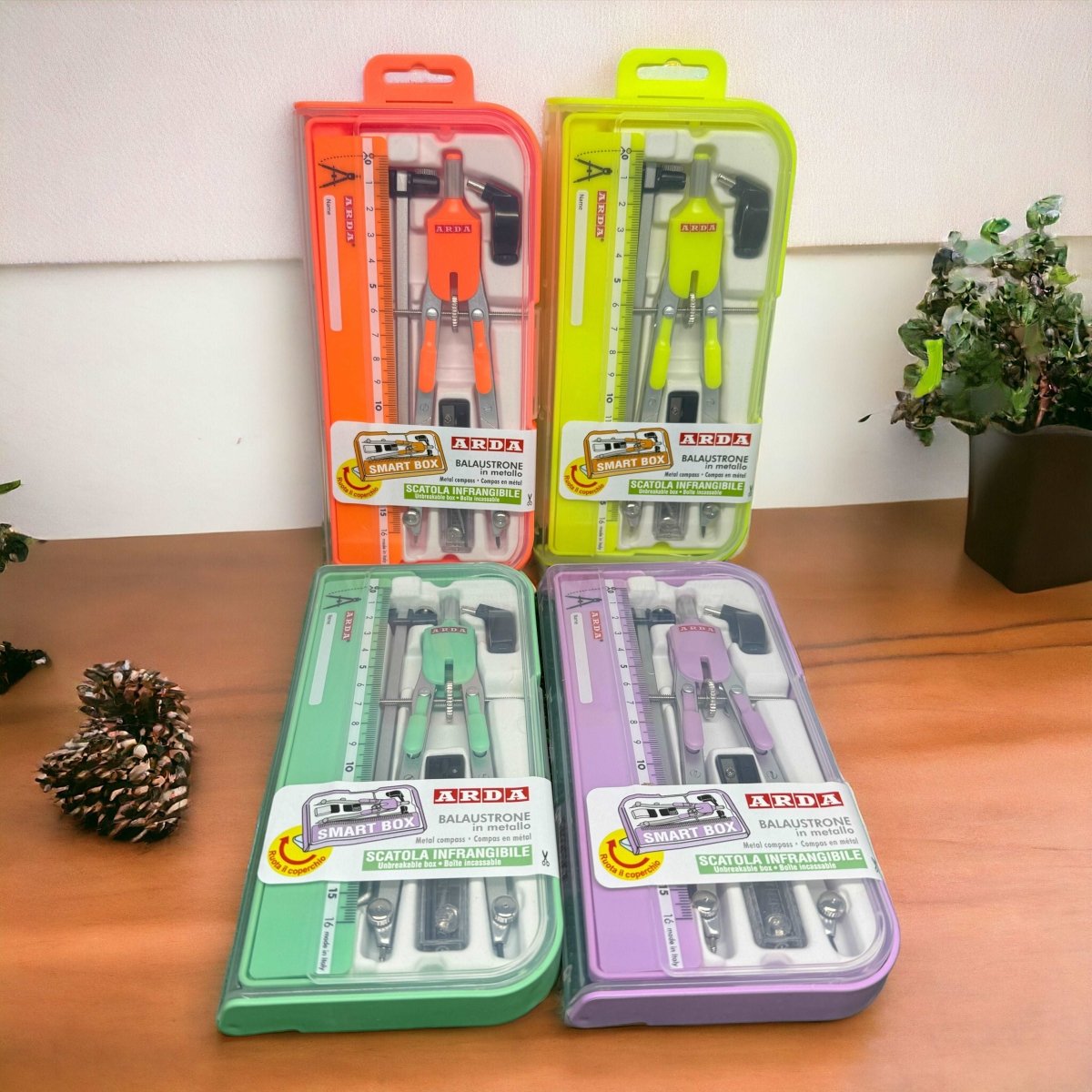 Balaustrone in Metallo Arda con Smart Box: Funzionalità e Design in Tre Colorazioni Pastello - Quiscuola