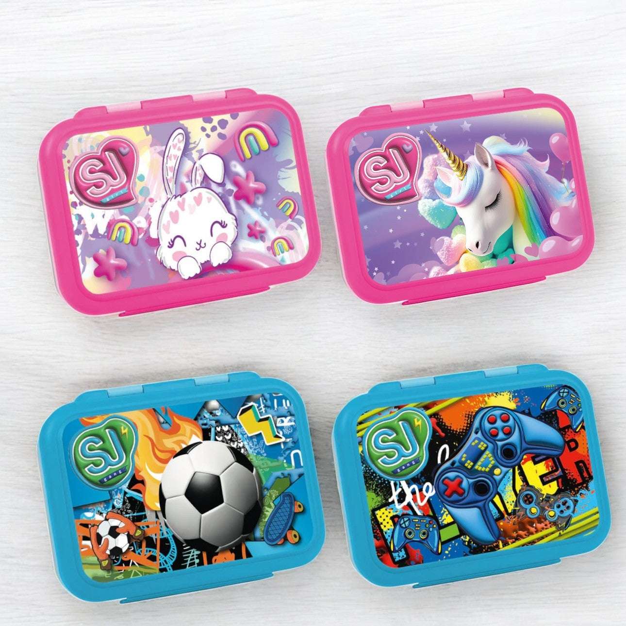 Portamerenda SJ Gang 850 ml – Resistente e Lavabile, Collezione Scuola - Quiscuola