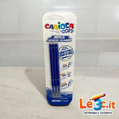 Refills Carioca Oops – Ricambi per Penne Cancellabili – Sempre Pronti a Scrivere - Quiscuola