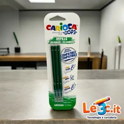 Refills Carioca Oops – Ricambi per Penne Cancellabili – Sempre Pronti a Scrivere - Quiscuola