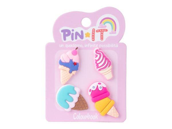 Pin It – Set di Pins per Personalizzare Quaderni Colourbook. - Quiscuola