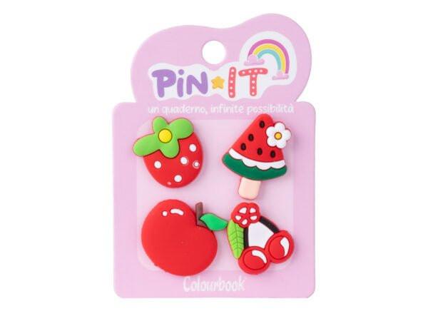 Pin It – Set di Pins per Personalizzare Quaderni Colourbook. - Quiscuola