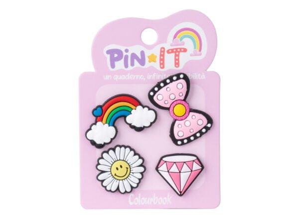 Pin It – Set di Pins per Personalizzare Quaderni Colourbook..