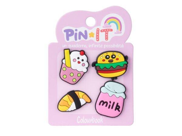 Pin It – Set di Pins per Personalizzare Quaderni Colourbook. - Quiscuola