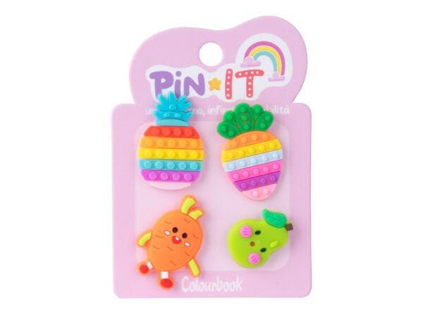 Pin It – Set di Pins per Personalizzare Quaderni Colourbook. - Quiscuola