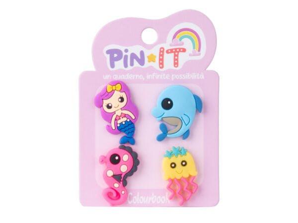 Pin It – Set di Pins per Personalizzare Quaderni Colourbook. - Quiscuola