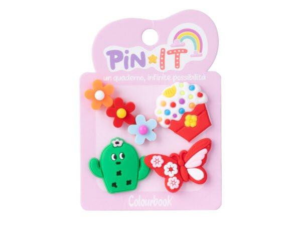 Pin It – Set di Pins per Personalizzare Quaderni Colourbook. - Quiscuola