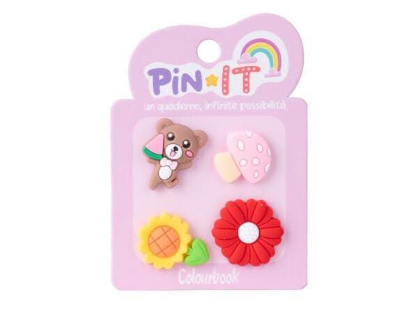 Pin It – Set di Pins per Personalizzare Quaderni Colourbook. - Quiscuola