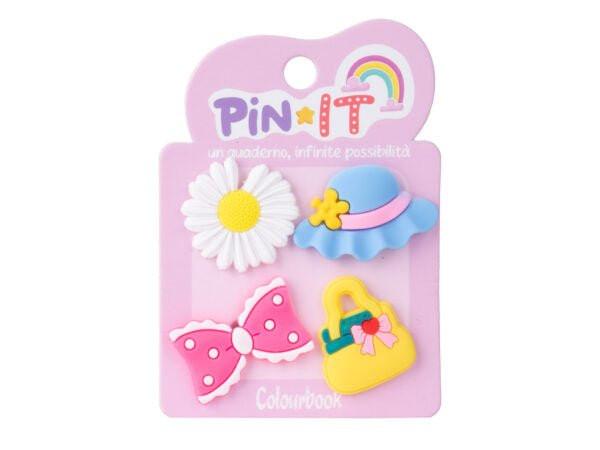 Pin It – Set di Pins per Personalizzare Quaderni Colourbook. - Quiscuola