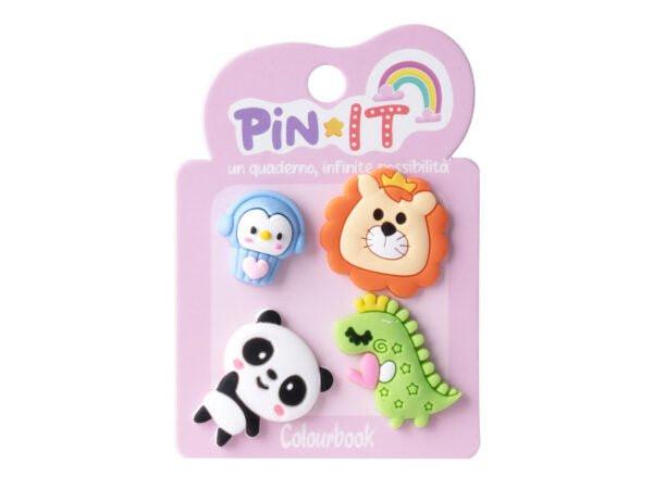 Pin It – Set di Pins per Personalizzare Quaderni Colourbook. - Quiscuola