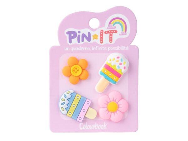 Pin It – Set di Pins per Personalizzare Quaderni Colourbook. - Quiscuola