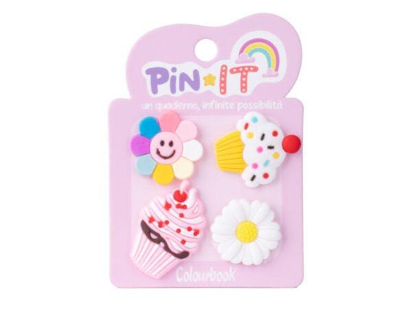 Pin It – Set di Pins per Personalizzare Quaderni Colourbook. - Quiscuola