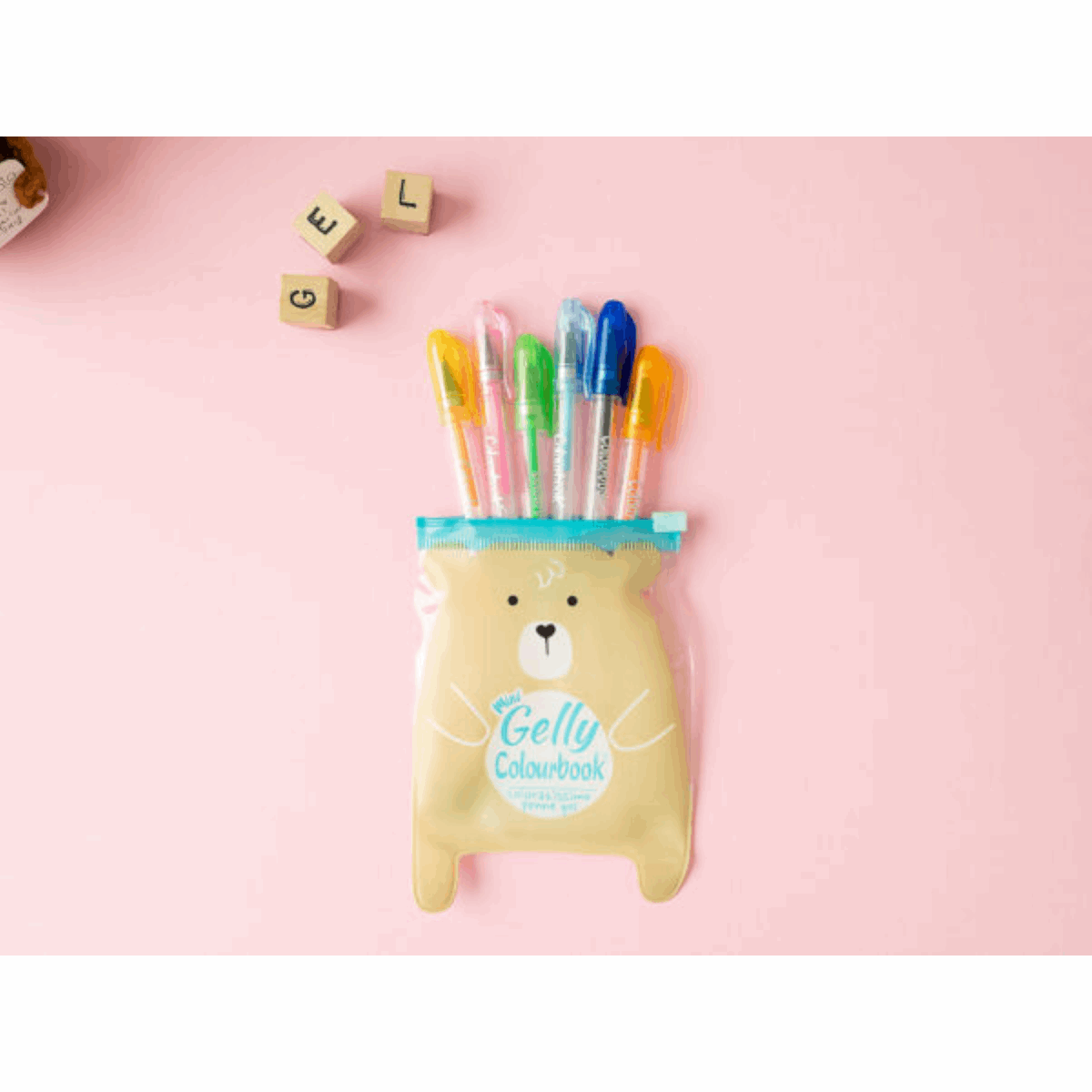 Set 6 Penne Gel Colourbook Gelly – Mini Formato, Massima Creatività - Quiscuola